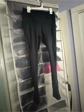 Fabletics lace side panel Black High-Waist Leggings